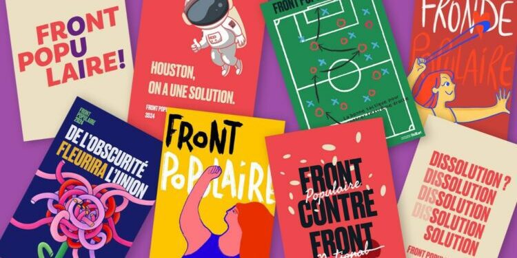 dans les coulisses de "24x36.art", ce site qui propose des affiches par milliers en soutien du Nouveau Front populaire
