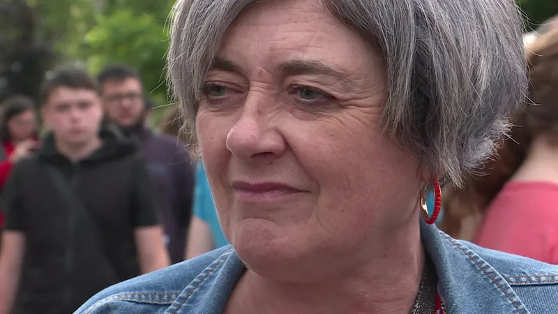 Cette électrice est ravie de cette union de la gauche, le 18 juin 2024, à Limoges.