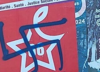 Croix gammées, insultes et menaces de mort, des affiches du parti communiste et du Nouveau Front populaire ciblées par des tags dans les Pyrénées-Orientales