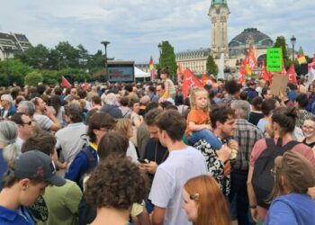Le peuple de gauche de Limoges s
