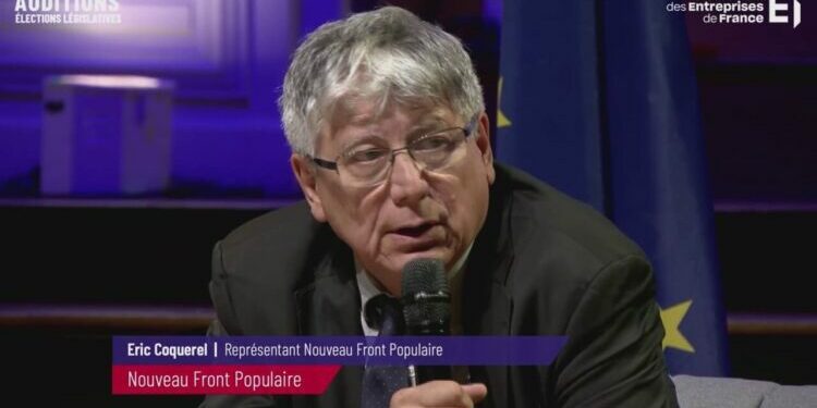 Éric Coquerel assure que le Nouveau Front populaire "aidera" les entreprises à augmenter le Smic à 1.600 euros net