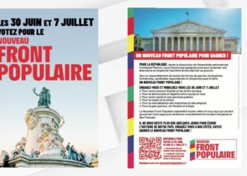 INFO BFMTV. Le premier tract de campagne du Nouveau Front populaire pour les législatives