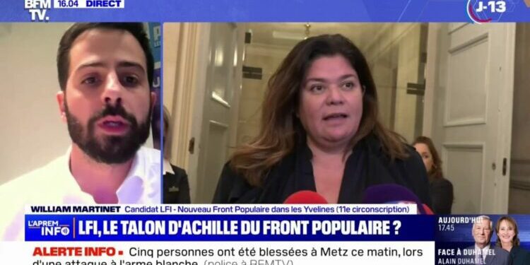 "Je regrette ces divisions", estime William Martinet, candidat LFI-Nouveau Front Populaire dans les Yvelines