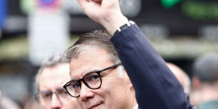 Jérôme Guedj est «le candidat du Front populaire», estime Olivier Faure