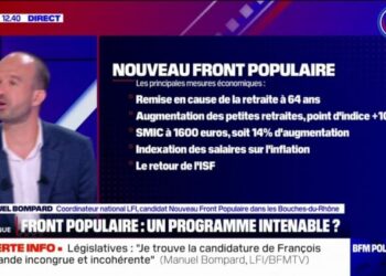 "La catastrophe économique est là, déjà sous nos yeux", affirme Manuel Bompard (LFI)
