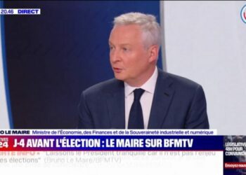 "La vraie question, c'est de savoir si le 7 juillet, on revient sur de bons rails ou on part dans le décor", estime Bruno Le Maire, ministre de l’Économie