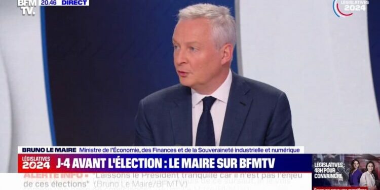 "La vraie question, c'est de savoir si le 7 juillet, on revient sur de bons rails ou on part dans le décor", estime Bruno Le Maire, ministre de l’Économie