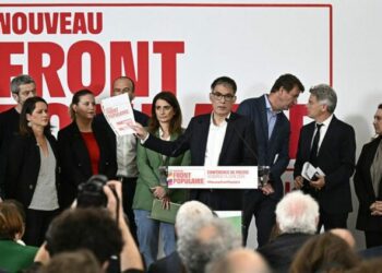 Le Nouveau Front populaire rassemble notamment les Ecologistes, le PS, le PCF et La France insoumise.