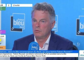 Fabien Roussel, secrétaire national du PCF et candidat dans la 20e circonscription du Nord, invité de France Bleu Nord.