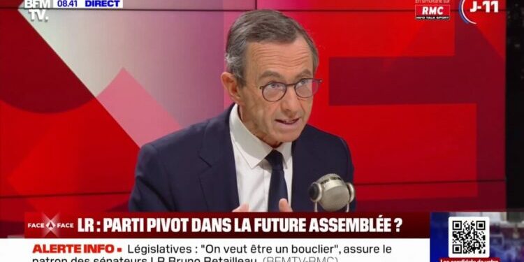 Législatives: "Le Front populaire est le front de la honte pour moi", affirme Bruno Retailleau - BFMTV