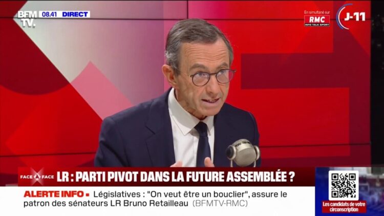 Législatives: "Le Front populaire est le front de la honte pour moi", affirme Bruno Retailleau - BFMTV
