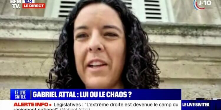Manon Aubry déclare que le Nouveau Front populaire baissera les impôts des "92% de la population française" gagnant moins de 4.000€ par mois - BFMTV