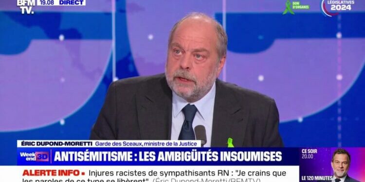 "Qui se ressemble, s'assemble", déclare Éric Dupond-Moretti