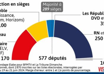 SONDAGE. Législatives : le RN conforte son avance en tête, devant le Nouveau Front populaire et le camp présidentiel - Sud Ouest