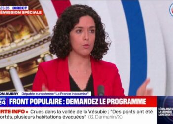 Si le Nouveau Front populaire arrive au pouvoir, "on ne multipliera pas les 49.3", assure Manon Aubry (LFI)