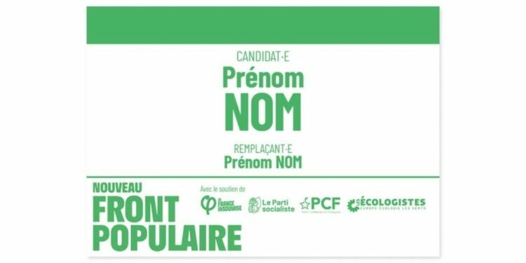 Un seul bulletin : celui du Nouveau Front Populaire ! - Les Écologistes