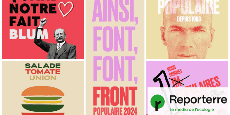Zizou, Abbé Pierre… Ces drôles d’affiches pour soutenir le Front populaire
