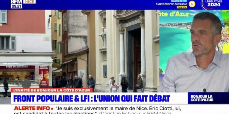 pour Olivier Salerno, candidat Nouveau Front populaire, LFI n'est pas l'extrême gauche
