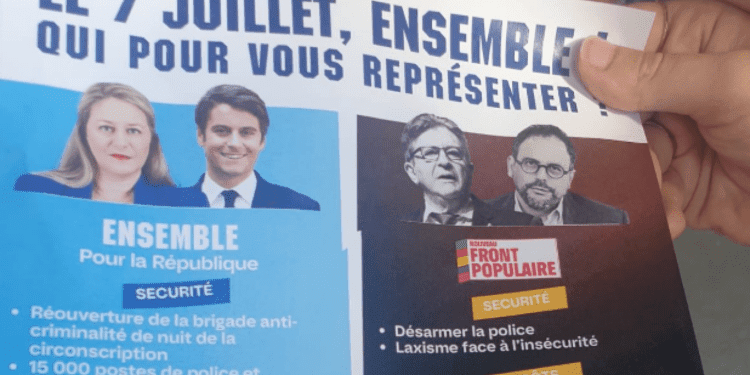 la fake news du RN sur le NFP qui voudrait « désarmer la police » reprise dans le camp macroniste