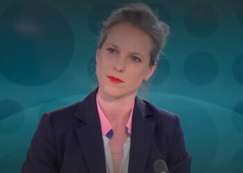 Lucie Castets le 14 septembre 2023 © Capture d'écran / franceinfo