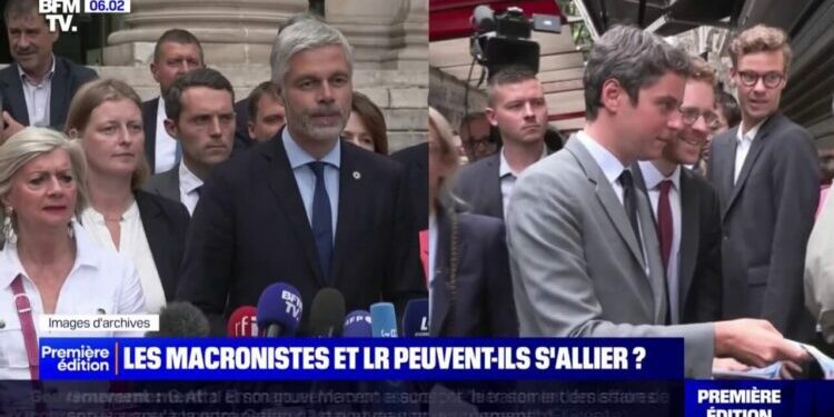 Alors que le NFP ne trouve pas d'accord sur un Premier ministre, les macronistes et LR cherchent un pacte législatif