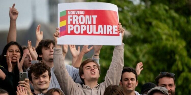 Scène de joie à Nantes après le résultat du second tour des législatives le 7 juillet