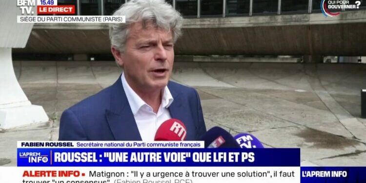 Fabien Roussel (PCF): "Ni la France insoumise, ni le Parti socialiste ne peut dire: 'C'est nous ou rien'" - BFMTV