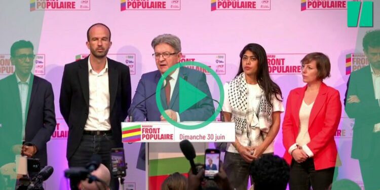 Jean-Luc Mélenchon appelle au retrait de tous les candidats NFP arrivés en 3e position
