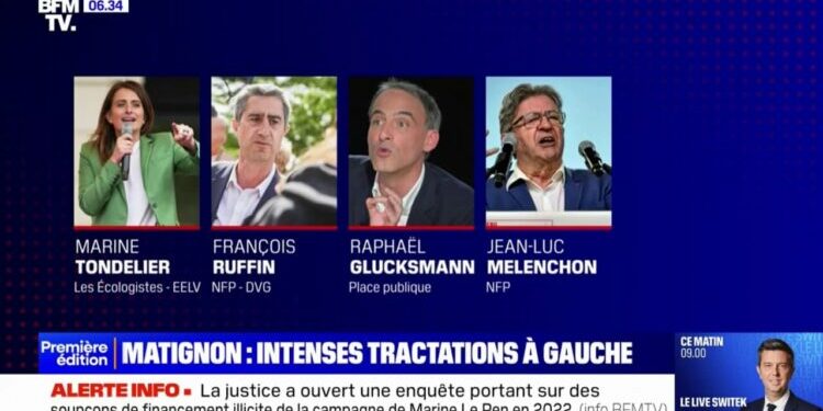 Le Nouveau Front populaire tente de trouver son candidat idéal pour Matignon