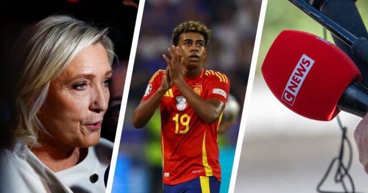 Le Pen attaque le Nouveau Front populaire, Lamine Yamal encensé, CNews sanctionné... Les 3 infos à retenir à la mi-journée