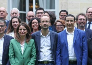 La photo de famille du Nouveau Front populaire (NFP).