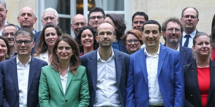 La photo de famille du Nouveau Front populaire (NFP).