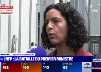 Manon Aubry pointe "une victoire inattendue et inédite" du Nouveau Front populaire