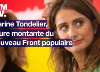 Marine Tondelier, figure montante du Nouveau Front populaire