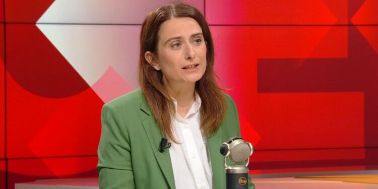Marine Tondelier ne veut pas dissocier Smic à 1.600 euros et aide aux petites entreprises
