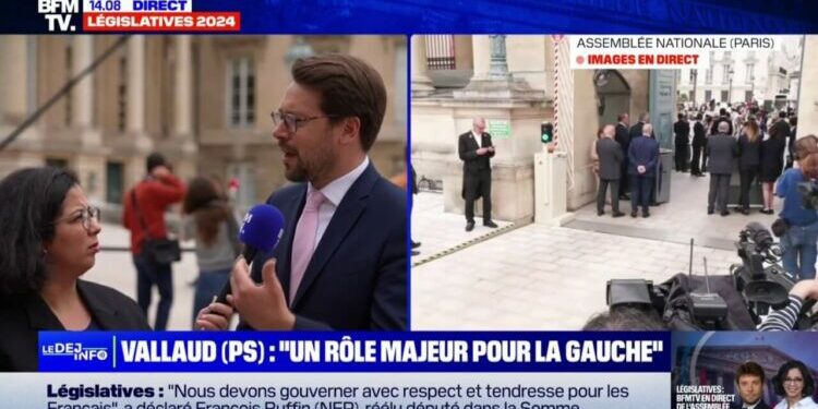 "Nous avons basculé hier soir dans un monde politique et démocratique totalement nouveau", estime Benjamin Lucas (Nouveau Front populaire)