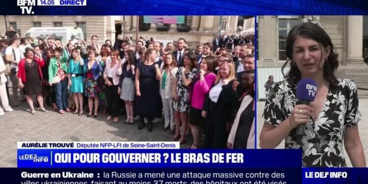 "Nous sommes le premier groupe parlementaire du Nouveau Front populaire aux dernières nouvelles"