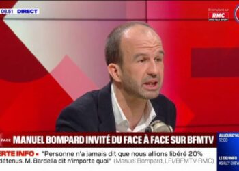 Nouveau Front populaire: pour Manuel Bompard, le choix du Premier ministre "doit se faire en accord avec toutes les composantes" - BFMTV