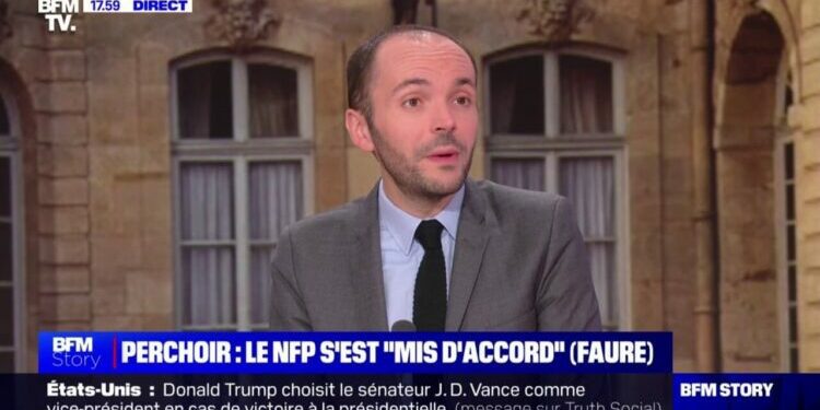 Olivier Faure annonce que le NFP "s'est mis d'accord" sur le principe d'une candidature unique pour la présidence de l'Assemblée