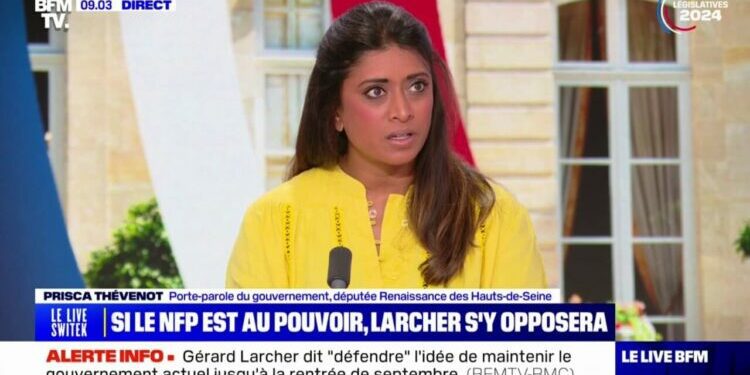 Prisca Thevenot: "Le Nouveau Front populaire est un ensemble de partis sous l'emprise d'un seul homme, Jean-Luc Mélenchon" - BFMTV