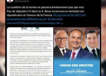 un candidat RN se retire pour faire barrage au Nouveau Front populaire