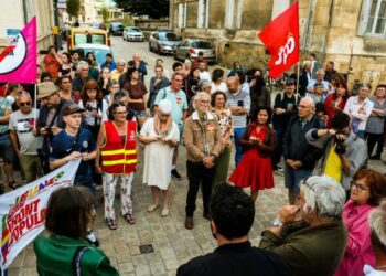 un rassemblement pour un gouvernement Nouveau Front populaire jeudi 18 juillet